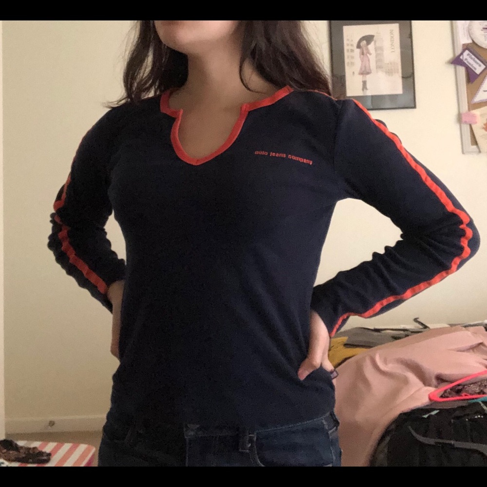 Polo Jean CO Racer long sleeve tee